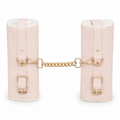 Luxe Plush Wrist Cuffs with Gold Chain – Premium Adjustable Restraint Set
