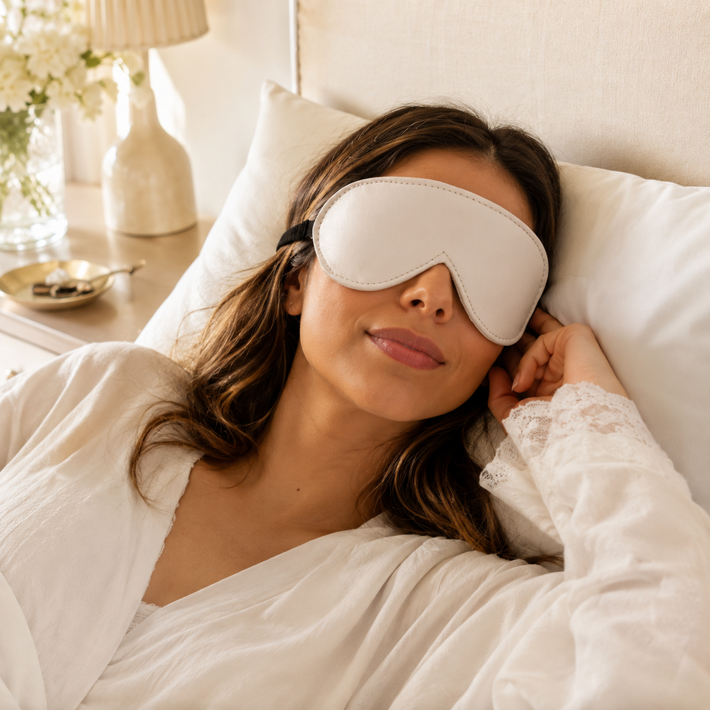 Luxury Padded Blindfold – Adjustable Sensory Sleep & Relaxation Mask