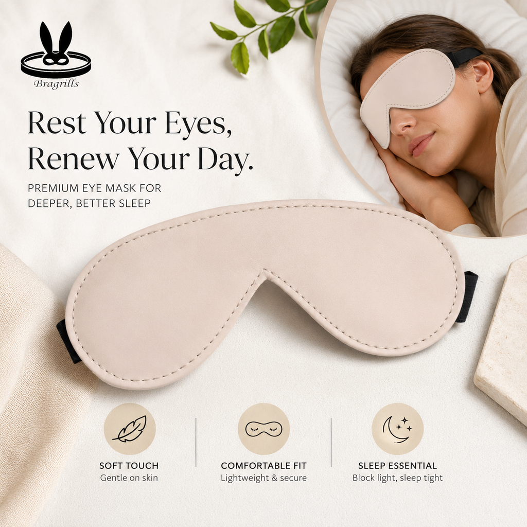 Luxury Padded Blindfold – Adjustable Sensory Sleep & Relaxation Mask