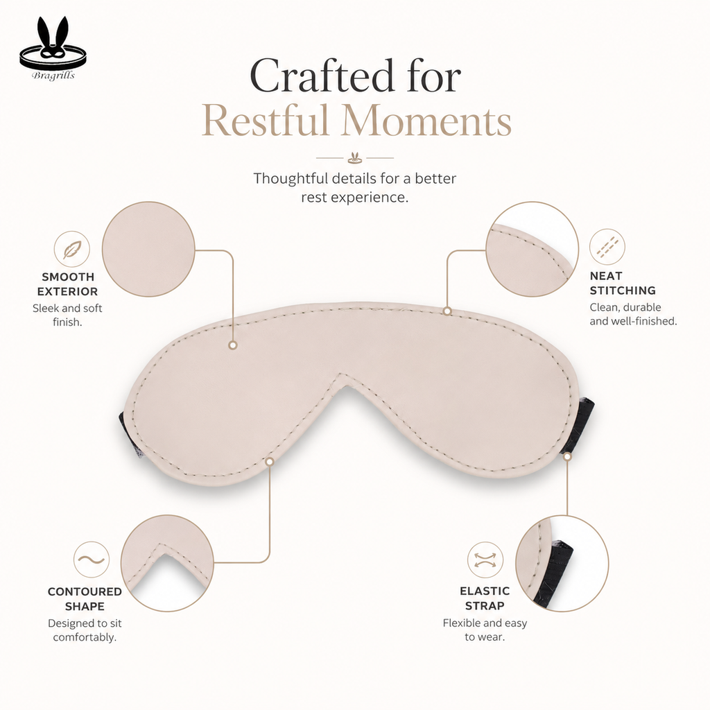 Luxury Padded Blindfold – Adjustable Sensory Sleep & Relaxation Mask