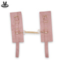 Luxe Plush Wrist Cuffs with Gold Chain – Premium Adjustable Restraint Set
